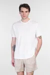 Mc2 Saint Barth Ecstasea N T-shirt In White Linen In White