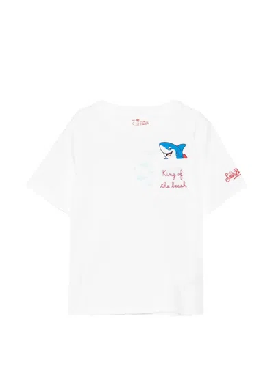 Mc2 Saint Barth Eddy T-shirt In White