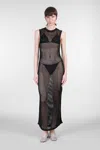 Mc2 Saint Barth Eileen In Black Viscose In Black