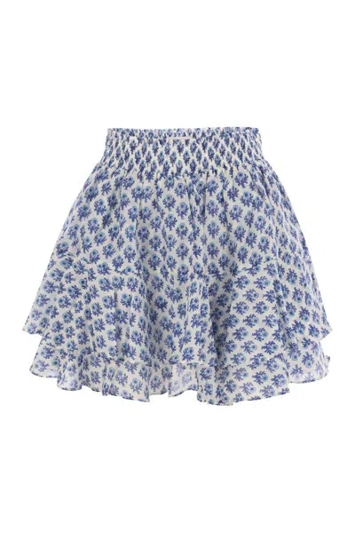 MC2 SAINT BARTH MC2 SAINT BARTH EIVISSA - MINISKIRT WITH RUFFLES