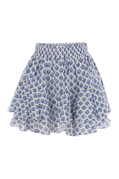 MC2 SAINT BARTH MC2 SAINT BARTH EIVISSA - MINISKIRT WITH RUFFLES