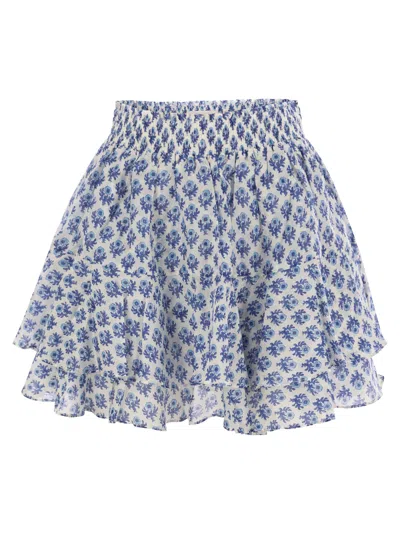 MC2 SAINT BARTH EIVISSA - MINISKIRT WITH RUFFLES