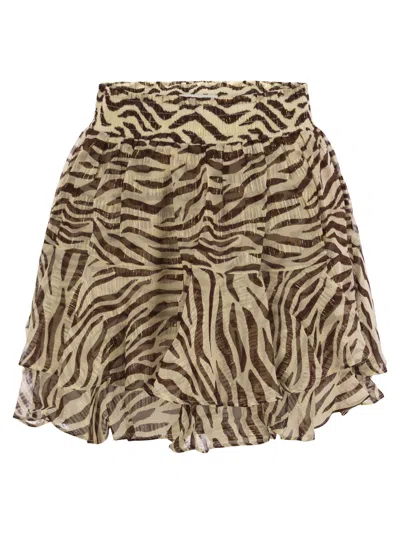 Mc2 Saint Barth Eivissa - Miniskirt With Ruffles