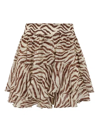 Mc2 Saint Barth Eivissa - Miniskirt With Ruffles