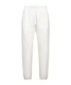 Mc2 Saint Barth Elastic Waist Sweatpants In White