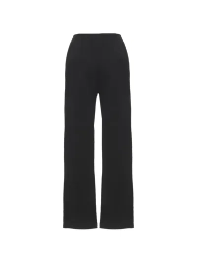 Mc2 Saint Barth Elastic-waist Trousers In Black