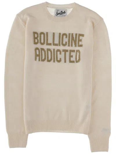 Mc2 Saint Barth Elegant Cashmere Blend Sweater For Women In Brown