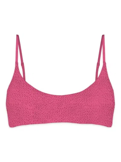 Mc2 Saint Barth Elegant Mini Dress For Women In Fuxia