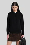 Mc2 Saint Barth Elide Wool Knitwear In Black Wool In Black