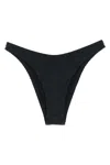Mc2 Saint Barth High Waisted Bikini Bottoms In Black
