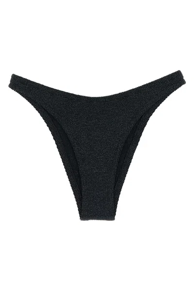 Mc2 Saint Barth Woman Black Classic Crinkle Swim Briefs Elise