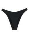 Mc2 Saint Barth Elise High-waisted Bikini Bottoms In Black