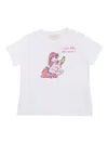Mc2 Saint Barth Elly My Little Pony Print T-shirt In White