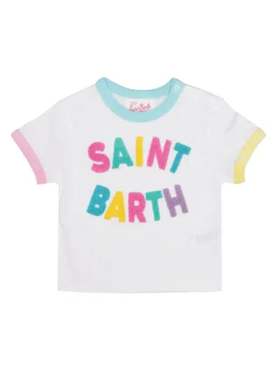 Mc2 Saint Barth Elly String T-shirt In White