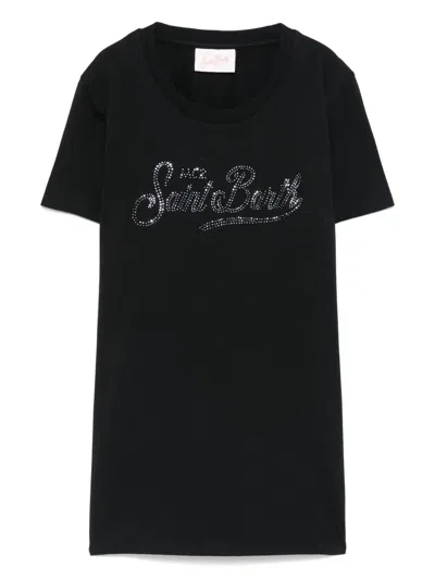 Mc2 Saint Barth Kids' Elly T-shirt In Black
