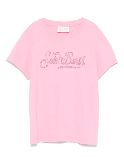 Mc2 Saint Barth Kids' Elly T-shirt In Pink