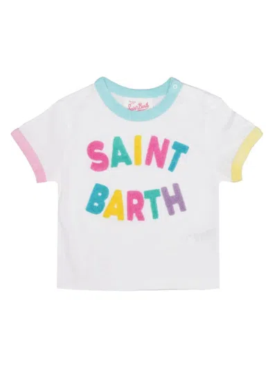 MC2 SAINT BARTH ELLY STRING T-SHIRT,ELLY003.00312F 01 TERRY MULTIC PATCH