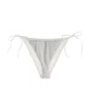 Mc2 Saint Barth Virgo Bikini Bottoms Beachwear White In White