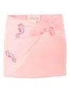 Mc2 Saint Barth Embellished Sarong In Pink