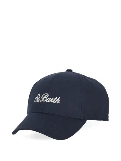 Mc2 Saint Barth Embroidered Baseball Cap In Blue