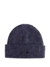 Mc2 Saint Barth Embroidered Beanie In Blue