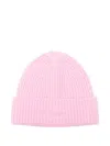Mc2 Saint Barth Embroidered Beanie Hat In Pink