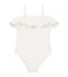 Mc2 Saint Barth Embroidered Brielle Swimsuit In White