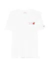 Mc2 Saint Barth Embroidered-design T-shirt In White