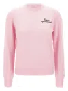 Mc2 Saint Barth Embroidered Crew Neck Sweater In Neutral