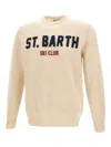 Mc2 Saint Barth Embroidered Crew-neck Sweater In Neutral