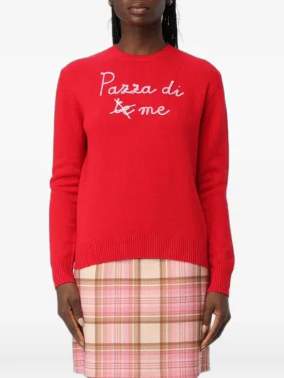 MC2 SAINT BARTH EMBROIDERED CREW-NECK SWEATER