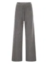 Mc2 Saint Barth Embroidered Drawstring Track Pants In Gray