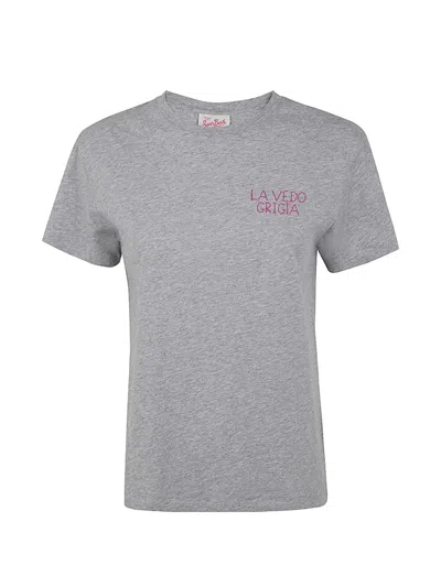 Mc2 Saint Barth Embroidered Emilie T-shirt In Multi