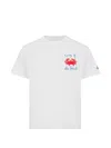Mc2 Saint Barth Embroidered Graphic T-shirt In White