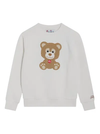 Mc2 Saint Barth Embroidered Hutton Sweatshirt In Neutral