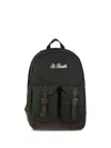 Mc2 Saint Barth Embroidered-logo Backpack In Green
