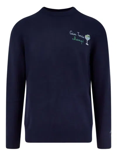 MC2 SAINT BARTH EMBROIDERED-MOTIF SWEATER