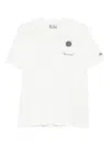 Mc2 Saint Barth Embroidered-motif T-shirt In White