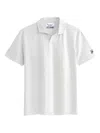Mc2 Saint Barth Embroidered Polo Shirt In White