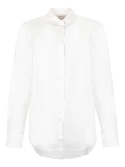 Mc2 Saint Barth Embroidered Shirt In White