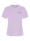 Mc2 Saint Barth Embroidered Short-sleeve T-shirt In Purple