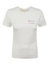 Mc2 Saint Barth Embroidered Short-sleeve T-shirt In White
