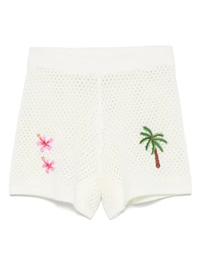 Mc2 Saint Barth Embroidered Shorts