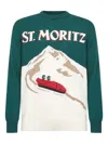 Mc2 Saint Barth Embroidered Sweater In Green
