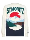 Mc2 Saint Barth Embroidered Sweater In White