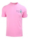 Mc2 Saint Barth Embroidered T-shirt In Pink