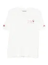 Mc2 Saint Barth Embroidered T-shirt In Red