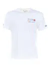 Mc2 Saint Barth Embroidered T-shirt In White