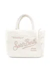 Mc2 Saint Barth Embroidered Tote Bag In White