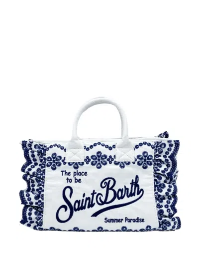 Mc2 Saint Barth Embroidered-logo Tote Bag In Pattern
